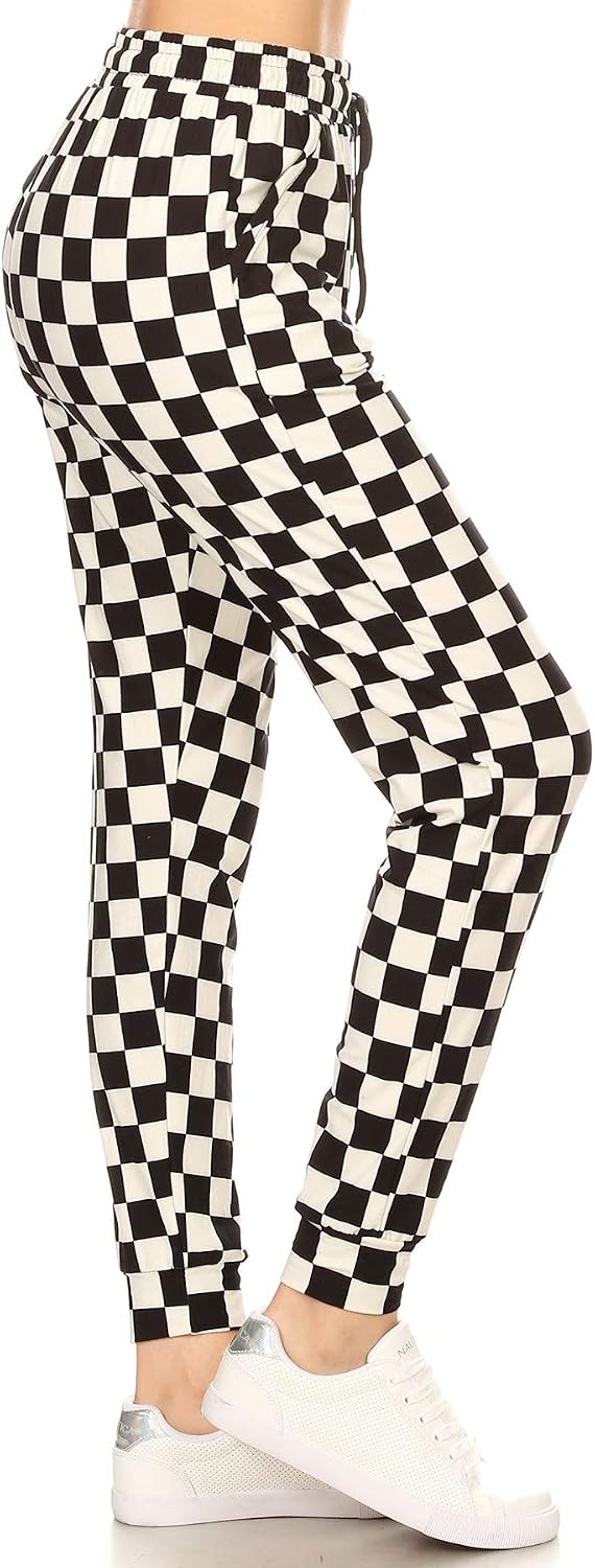 p01_0.jpg Leggings Depot Jogger Sweatpants with Pockets, Cuffed Track image 1