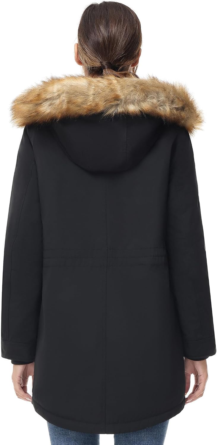 p02_2.jpg Hooded Winter Coat Waterproof Parka Jacket Warm Sherpa image 3