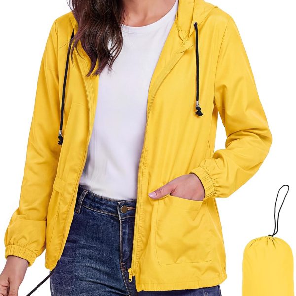 Century Star Rain Jacket Waterproof with Hood, Lightweight image 1