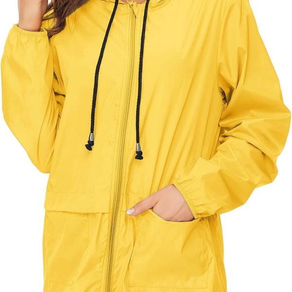 Century Star Rain Jacket Waterproof with Hood, Lightweight image 2