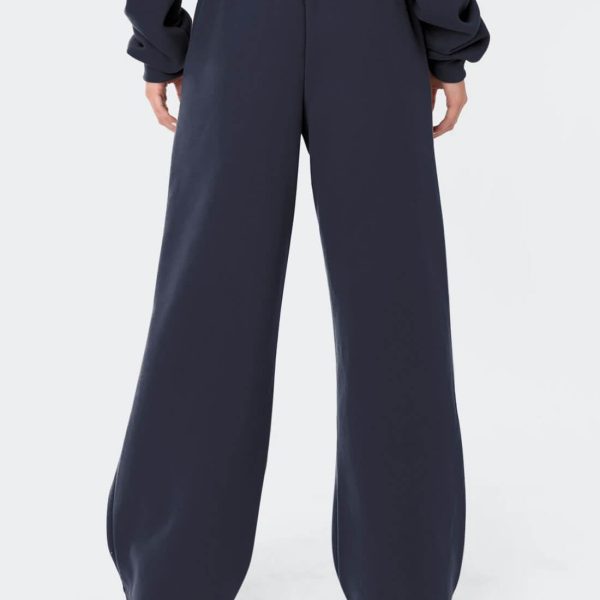 HeSaYep Sweatpants Wide Leg Baggy Fleece Lined Sweat Pants image 2
