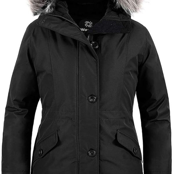Winter Coats Warm Puffer Jacket Long Insulated Parka image 1